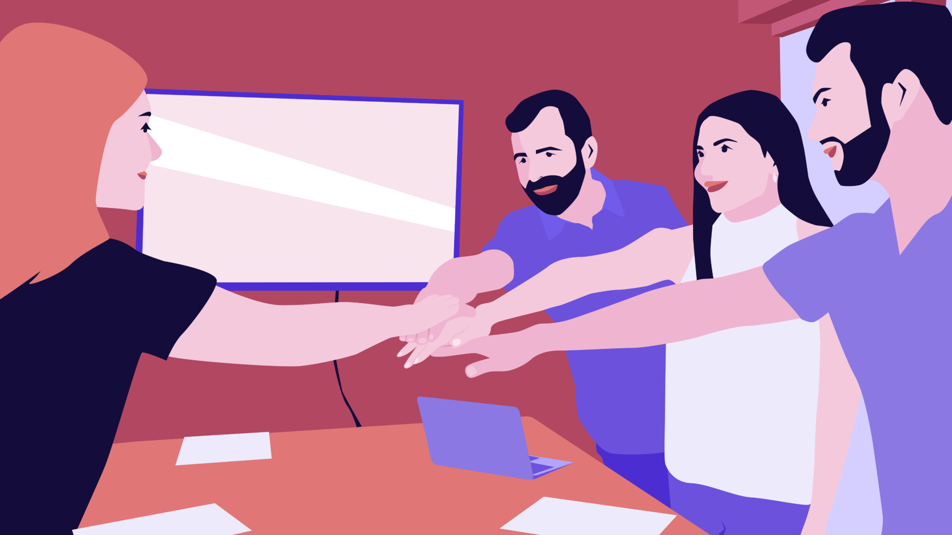 La interacción entre equipos mejora la productividad y la eficiencia